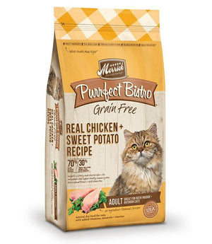 Merrick Purrfect Bistro Grain Free Real Chicken And Sweet Potato Recipe 7Lb - Pet Totality