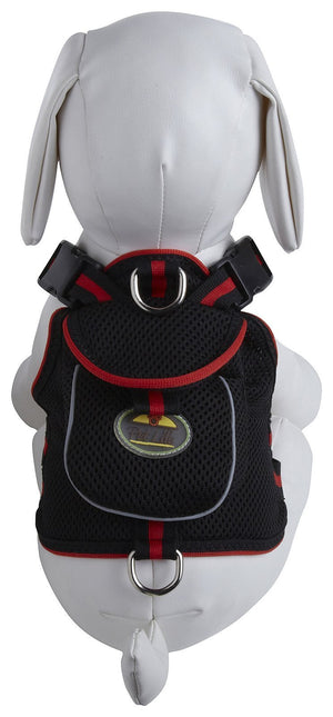 Mesh Pet Harness With Pouch - Pet Totality