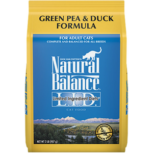 Natural Balance Lid Green Pea And Duck 2 Lb - Pet Totality
