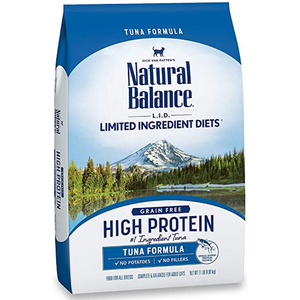 Natural Balance Lid High Protein Dry Cat Food Tuna 11Lb - Pet Totality