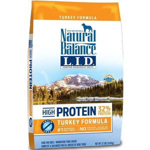 Natural Balance Lid High Protein Turkey Formula 12Lbs - Pet Totality