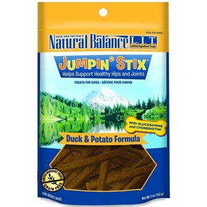 Natural Balance Lit Hip-Stix Duck Formula Semi-Moist Dog Treat 5Oz - Pet Totality