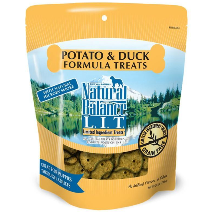 Natural Balance L.I.T. Limited Ingredient Treats Duck & Potato 28Oz