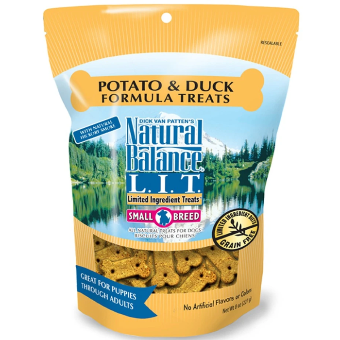 Natural Balance L.I.T. Limited Ingredient Treats Duck & Potato 8Oz