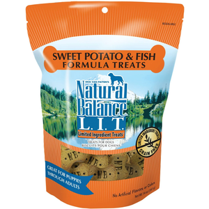 Natural Balance L.I.T. Limited Ingredient Treats Sweet Potato & Fish 14Oz - Pet Totality