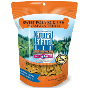 Natural Balance L.I.T. Limited Ingredient Treats Sweet Potato & Fish 8Oz - Pet Totality