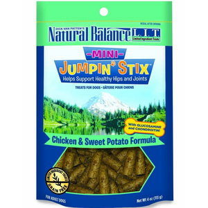 Natural Balance Lit Mini Hip-Stix Chicken Formula Semi-Moist Dog Treat 4Oz - Pet Totality