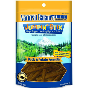 Natural Balance Lit Mini Hip-Stix Duck Formula Semi-Moist Dog Treat 4Oz - Pet Totality