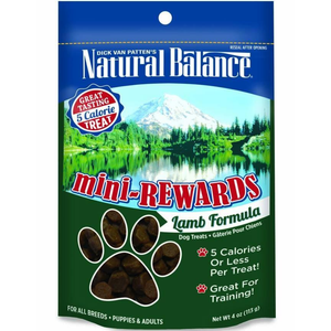 Natural Balance Mini Rewards Lamb Formula Semi-Moist Dog Treat 4Oz - Pet Totality