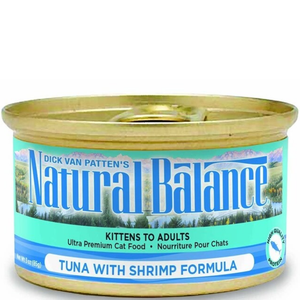 Natural Balance Tuna With Shrimp Formula Canned Cat Food 24/5.5Oz - Pet Totality