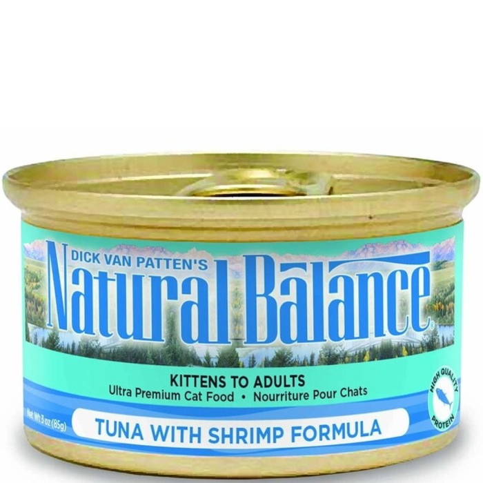 Natural Balance Tuna With Shrimp Formula Canned Cat Food 24/5.5Oz