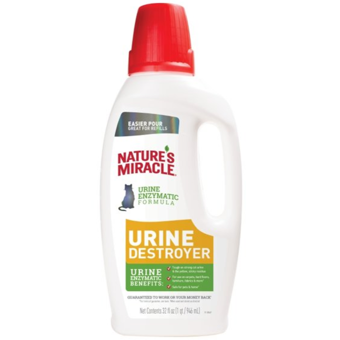 Nature S Miracle Cat Urine Destroyer Urine Enzymatic Formula 32Oz