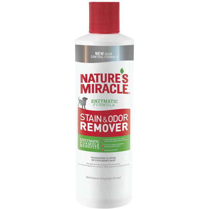 Nature S Miracle Dog Stain And Odor Remover Enzymatic Formula 16Oz