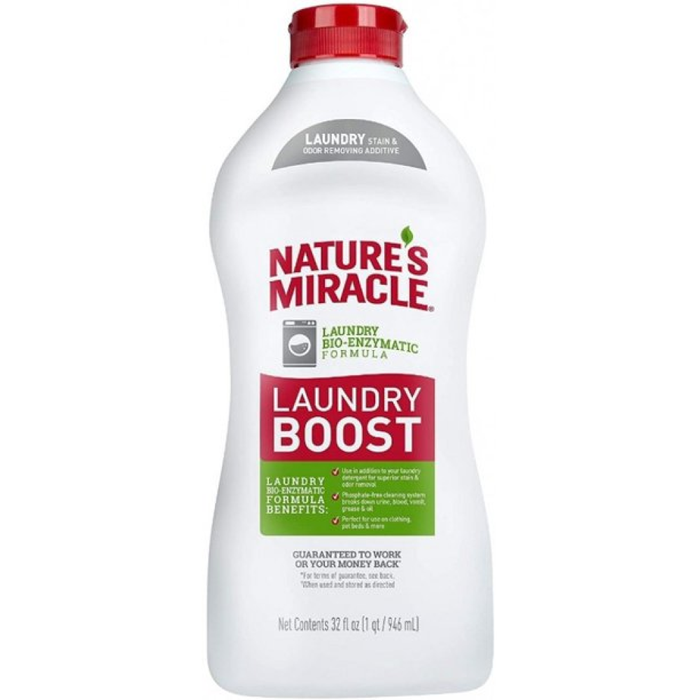 Nature S Miracle Laundry Boost Bio-Enzymatic Formula 32Oz