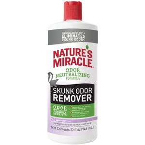Nature S Miracle Skunk Odor Remover Odor Neutralizing Formula Lavender Scent 32Z - Pet Totality