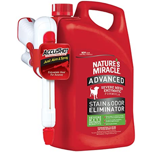 Natures Miracle Advanced Stain & Odor Remover Accushot 170Oz - Pet Totality