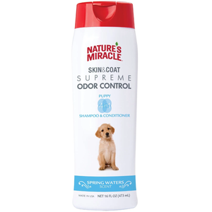 Nature'S Miracle Supreme Odor Control Natrual Puppy Shampoo/Conditioner 16Oz - Pet Totality