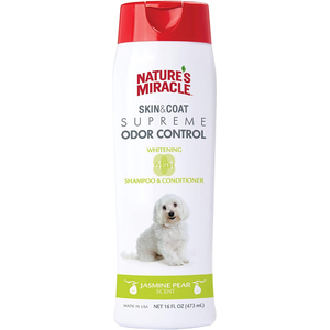 Nature'S Miracle Supreme Odor Control Natural Whitening Shampoo/Conditioner 16Oz - Pet Totality