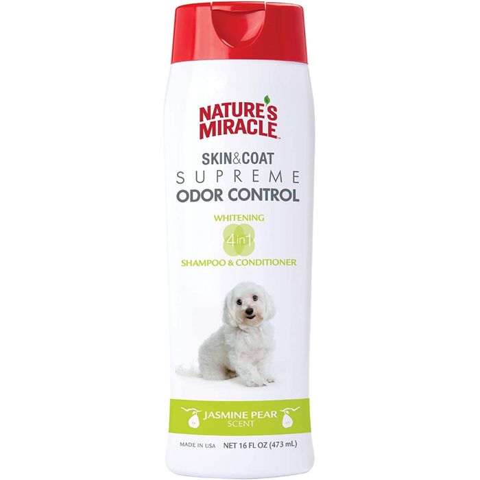 Nature'S Miracle Supreme Odor Control Natural Whitening Shampoo/Conditioner 16Oz