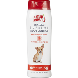 Nature'S Miracle Supreme Odor/Shed Control Natural Shampoo/Conditioner 16Oz - Pet Totality