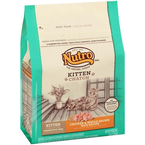 Nutro Chicken & Whole Brown Rice Recipe Kitten Food 3Lbs - Pet Totality