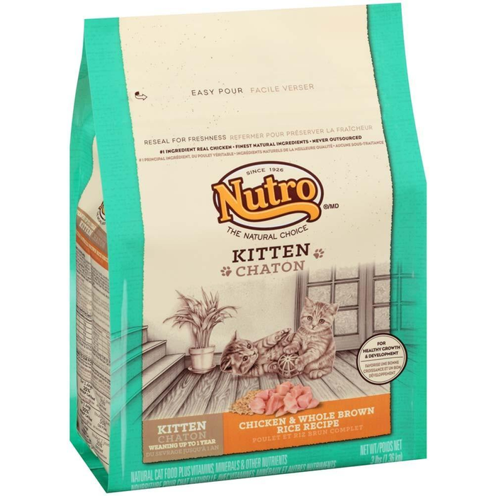 Nutro Chicken & Whole Brown Rice Recipe Kitten Food 3Lbs