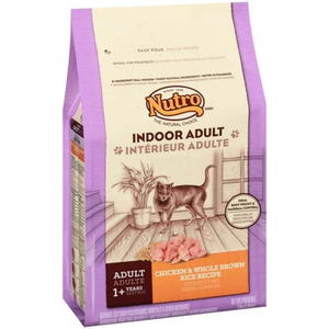Nutro Indoor Chicken & Whole Brown Rice Recipe Cat Food 3Lbs - Pet Totality