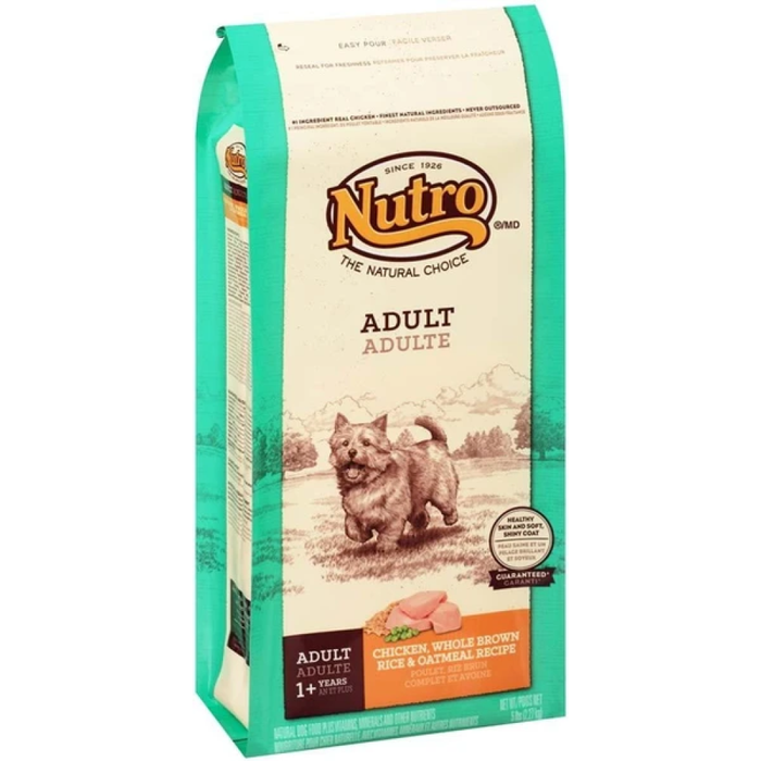 Nutro Wholesome Essentials Farm-Raised Chicken, Brown Rice & Sweet Potato Recipe Adult Dry Dog Food 5 Pounds