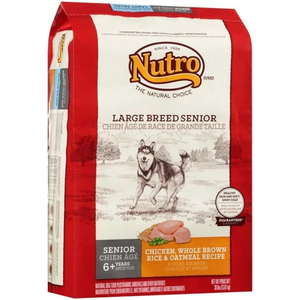 Nutro Wholesome Essentials Farm-Raised Chicken, Brown Rice & Sweet Potato Recipe Large Breed Senior Dry Dog Food 30 Pounds - Pet Totality