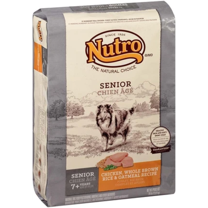 Nutro Wholesome Essentials Farm-Raised Chicken, Brown Rice & Sweet Potato Recipe Senior Dry Dog Food 30 Pounds