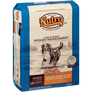 Nutro Wholesome Essentials Healthy Weight Farm-Raised Chicken, Rice & Sweet Potato Recipe Large Breed Adult Dry Dog Food 30 Pounds - Pet Totality