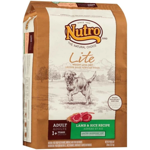 Nutro Wholesome Essentials Healthy Weight Pasture-Fed Lamb & Rice Recipe Adult Dry Dog Food 30 Pounds - Pet Totality