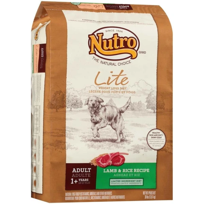 Nutro Wholesome Essentials Healthy Weight Pasture-Fed Lamb & Rice Recipe Adult Dry Dog Food 30 Pounds