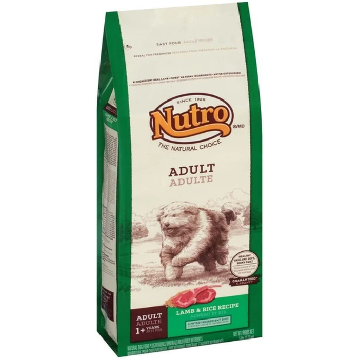 Nutro Wholesome Essentials Pasture-Fed Lamb & Rice Recipe Adult Dry Dog Food 5 Pounds