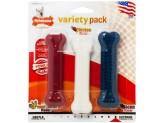Nylabone Durachew Triple Pack Red, White And Blue Variety Flavor Regular - Pet Totality