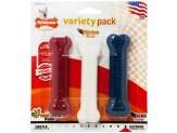 Nylabone Durachew Triple Pack Red, White And Blue Variety Flavor Regular