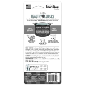 Nylabone Healthy Edibles Bone Broth Ham Large - Pet Totality