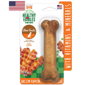 Nylabone Healthy Edibles Longer Lasting Bacon Wolf - Pet Totality