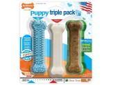 Nylabone Puppy Starter Kit Regular Blue 3Pk - Pet Totality