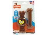 Nylabone Puppy Twin Pack Wolf - Pet Totality