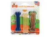 Nylabone Small Dog Value Pack 1Ea Dental Chew/Edible Bacon/Flexi Original - Pet Totality