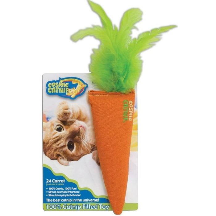 Ourpet'S Cosmic 24 Karat Carrot Catnip Toy