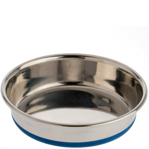 Ourpet'S Premium Rubber-Bonded Stainless Steel Cat Dish 12Oz - Pet Totality