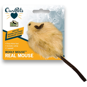 Ourpets Wooly Mouse Cat Toy - Pet Totality