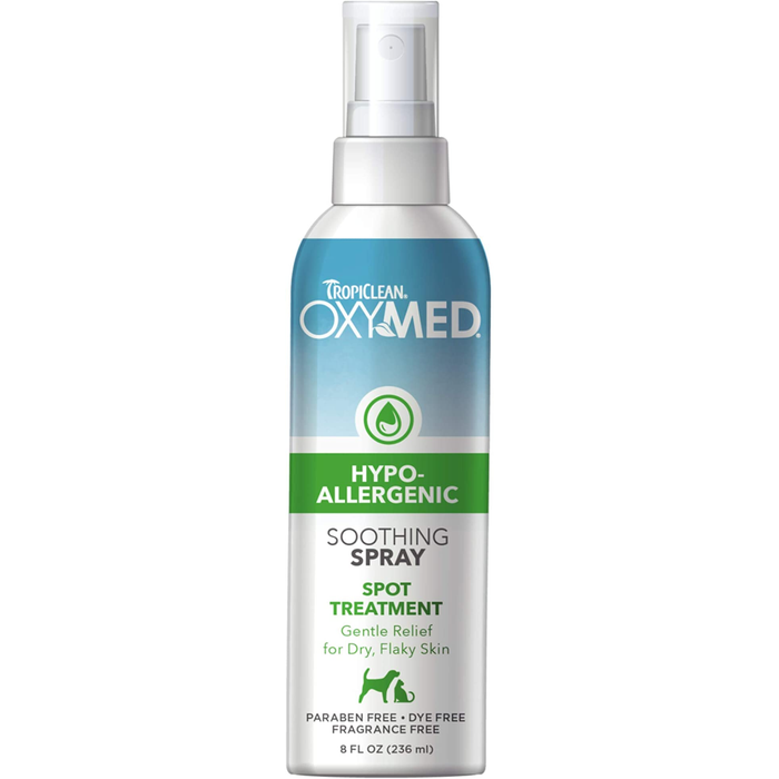 Oxymed By Tropiclean Hypoallergenic Spray 8Oz
