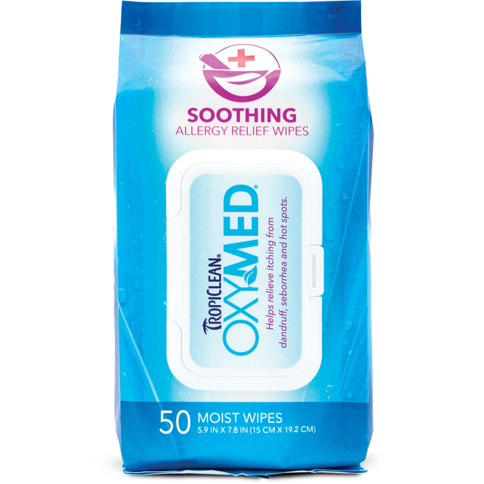 Oxymed Soothing Allergy Relief Wipes 50Ct