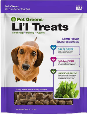 Pet Greens Li'L Treats Soft Chews - Lamb - Pet Totality