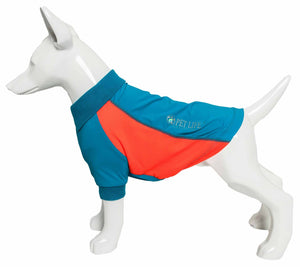 Pet Life  Active 'Barko Pawlo' Relax-Stretch Wick-Proof Performance Dog Polo T-Shirt - Pet Totality