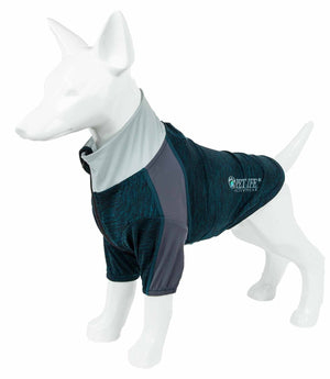 Pet Life  Active 'Chewitt Wagassy' 4-Way Stretch Performance Long Sleeve Dog T-Shirt - Pet Totality