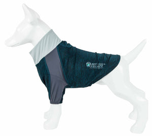 Pet Life  Active 'Chewitt Wagassy' 4-Way Stretch Performance Long Sleeve Dog T-Shirt - Pet Totality